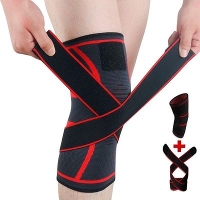Acessórios esportivos para joelhos para corrida Acessórios de apoio ao joelho de nylon