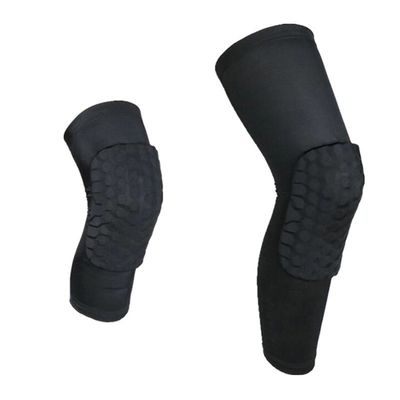 US 2/Piece Knee Support Lycra Leg Sleeve for Basketball Sport Compressão do joelho