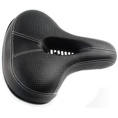 Cadeira de bicicleta exterior suave e larga para ciclismo Cadeira de bicicleta de montanha de couro PU confortável