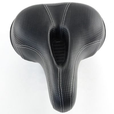 Cadeira de bicicleta exterior suave e larga para ciclismo Cadeira de bicicleta de montanha de couro PU confortável