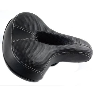 Cadeira de bicicleta exterior suave e larga para ciclismo Cadeira de bicicleta de montanha de couro PU confortável