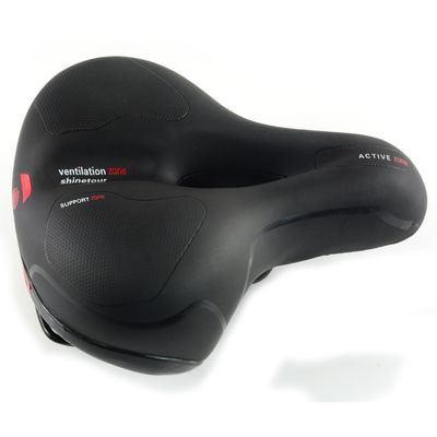 Cadeira de bicicleta de couro macio e espuma A combinação perfeita para o conforto da bicicleta de montanha