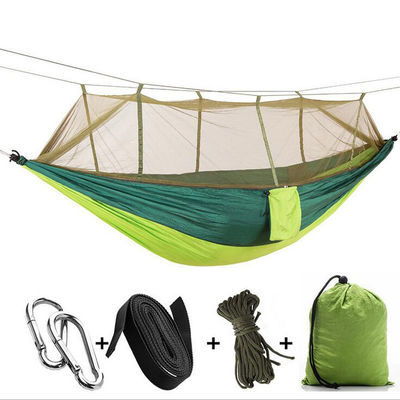 2 Pessoas Paraquedas portáteis Nylon Hammock de acampamento com mosquiteiro e custo de envio