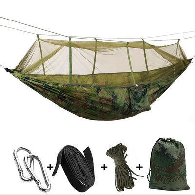 2 Pessoas Paraquedas portáteis Nylon Hammock de acampamento com mosquiteiro e custo de envio