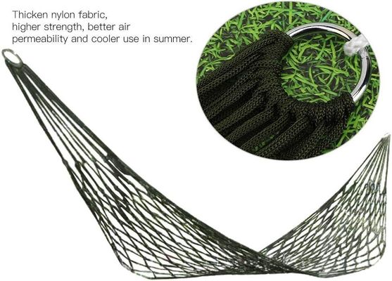 Maca pendurada com corda de nylon à prova d'água para acampamentos e caminhadas ao ar livre