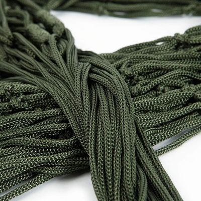 Maca pendurada com corda de nylon à prova d'água para acampamentos e caminhadas ao ar livre