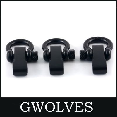 Pulseira paracorda de aço inoxidável com cadeado U ajustável e filamentos metálicos em forma de D
