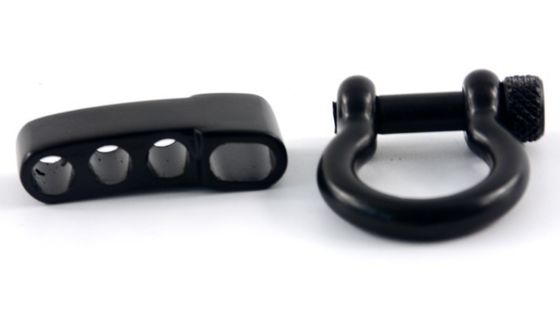 Pulseira paracorda de aço inoxidável com cadeado U ajustável e filamentos metálicos em forma de D