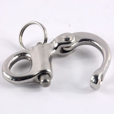 0.060kg Embalagem Peso Bruto Aço Inoxidável 52mm Chain Fixed Snap com ocular giratório