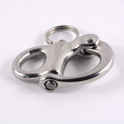 0.060kg Embalagem Peso Bruto Aço Inoxidável 52mm Chain Fixed Snap com ocular giratório