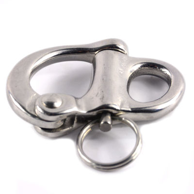 0.060kg Embalagem Peso Bruto Aço Inoxidável 52mm Chain Fixed Snap com ocular giratório
