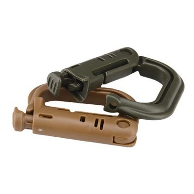 Outdoor Mountaineer Tactical EDC Carabiner Buckle para mochila Multifuncional