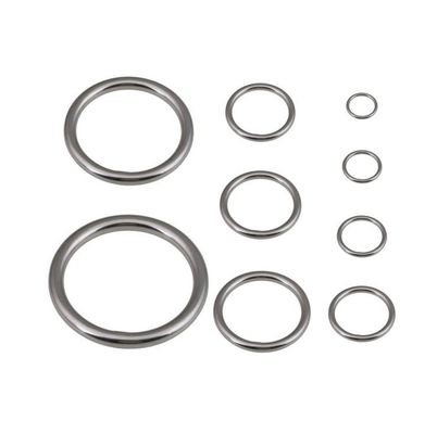 Aço inoxidável O Anel Metal 20mm 25mm 30mm Usado para bolsa de mão ou colarinho de cão ZXD46 Benefício