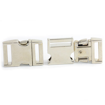 Zina Alloy Metal Curved Side Release Paracord Buckle para coleira de cão amostras US 1/Piece