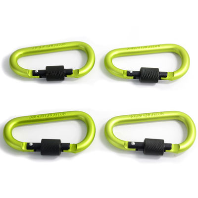 Grampos de Chave de Chave de Alumínio Mini Carabiner com 30 dias de devolução e bloqueio de metal
