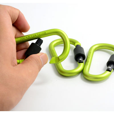 Grampos de Chave de Chave de Alumínio Mini Carabiner com 30 dias de devolução e bloqueio de metal