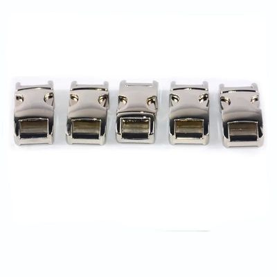 Prata 3/8&quot; Fixação lateral de Metal para Bracelete Paracord 30 dias de garantia de reembolso