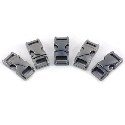 Prata 3/8&quot; Fixação lateral de Metal para Bracelete Paracord 30 dias de garantia de reembolso