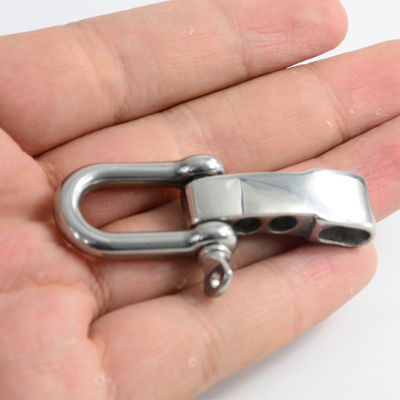 Bracelete de para-cord para fixação segura de parafuso ajustável de aço inoxidável