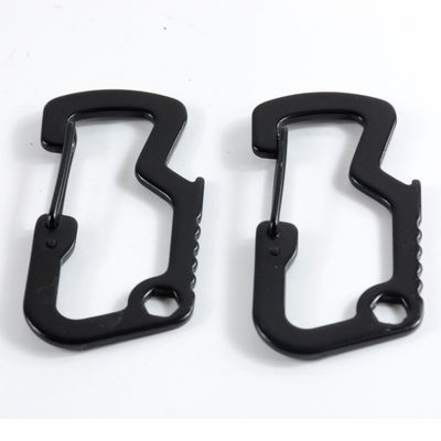 GSD201 Multifunção EDC Tactical Carabiner Hook Chave de liga de zinco para acesso rápido