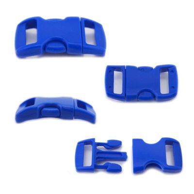 Coloured Plastic 10mm Paracord Curved Side Release Buckle e Tempo de Entrega Estimado