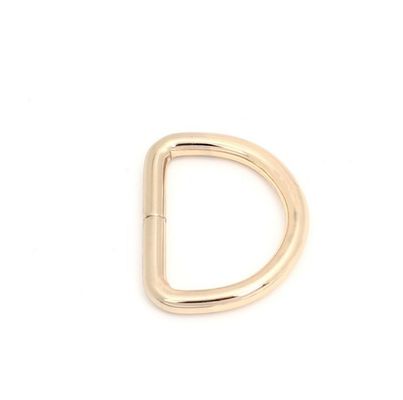 US 20mm 25mm Metal D de ouro anel Bolsa de fecho Acessórios com Política de devolução de 30 dias
