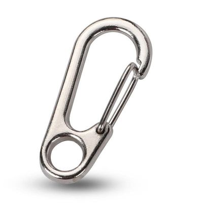 Mini Alumínio EDC Carabiner Clip Keychain Key Ring Snap Hook Pacote Peso Bruto 0,050kg