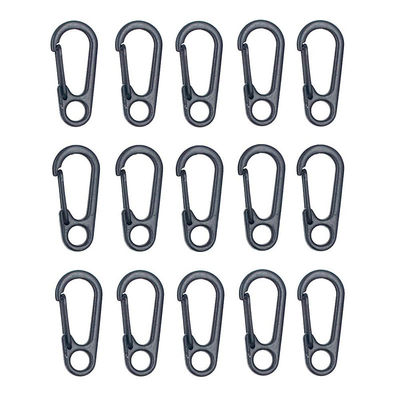 Mini Alumínio EDC Carabiner Clip Keychain Key Ring Snap Hook Pacote Peso Bruto 0,050kg