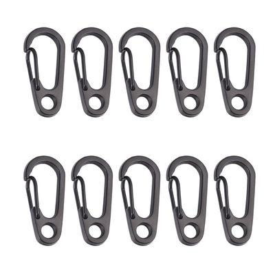 Mini Alumínio EDC Carabiner Clip Keychain Key Ring Snap Hook Pacote Peso Bruto 0,050kg
