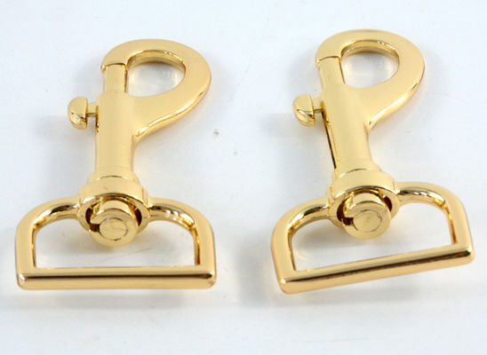 25 mm de ouro giratório gancho de cachorro Snap Custom liga de zinco Metal gancho de cachorro SDR567 Chrome revestimento