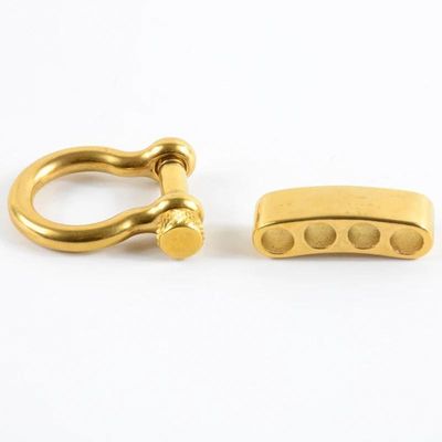 SDF456 Forma de arco Anchor de aço inoxidável Prenda ajustável para Bracelete Paracord