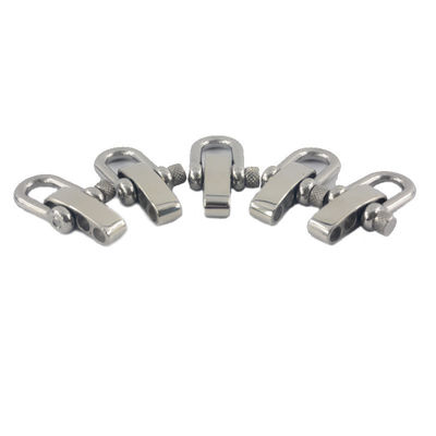 D Forma de aço inoxidável U Chain para bracelete Paracord Ajustável e personalizável