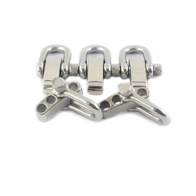 D Forma de aço inoxidável U Chain para bracelete Paracord Ajustável e personalizável