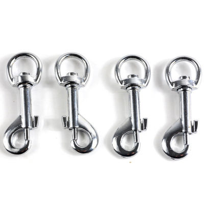 6.00cm * 4.00cm * 1.00cm Tamanho da embalagem Ligação de zinco 25mm Ocular giratório Snap Hook para gancho de cão