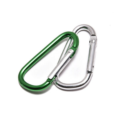 5cm D Forma de Alumínio Carabiner Redondo Outdoor Primavera Snap Hooks e resistente para outdoor
