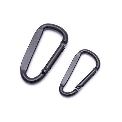Custo de envio Alumínio Flat D Ring Metal Keychain Carabiner Hook amostras US 1/Piece