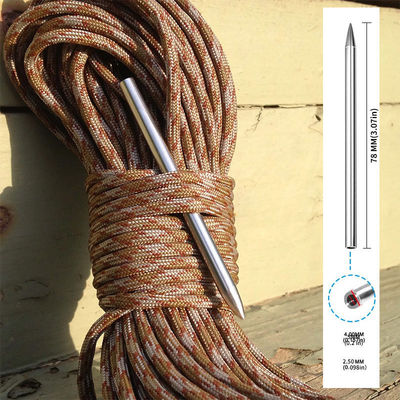 73mm comprimento Paracord de aço inoxidável Lacing Agulha Perfeito para DIY Tecelagem US 1/Piece