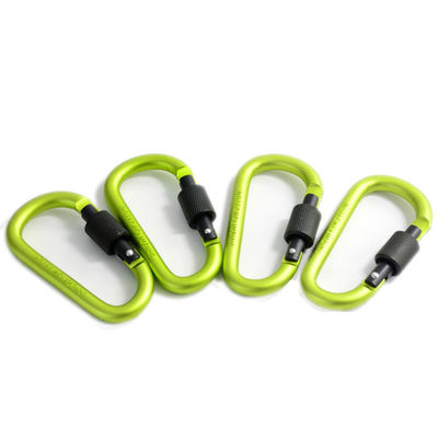 8.00cm * 5.00cm * 1.00cm Tamanho do pacote Forma D Alumínio Mini Keychain Carabiner Clip 1