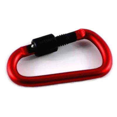 8.00cm * 5.00cm * 1.00cm Tamanho do pacote Forma D Alumínio Mini Keychain Carabiner Clip 1
