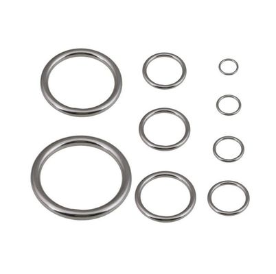 Anel redondo de 30 mm soldado de aço inoxidável Metal O Anel com embalagem de peso bruto 0,024 kg