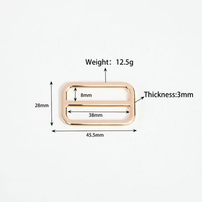 25 mm deslizador de metal ajustável para saco de mão Triglide Buckle Usado Saco de mão ou colarinho de cão
