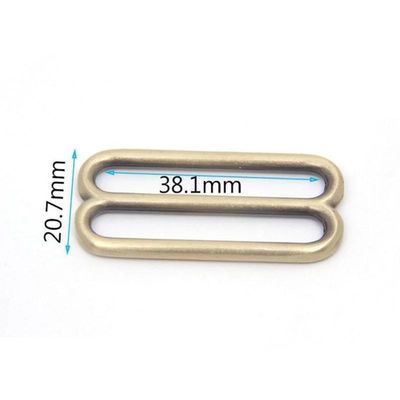 38mm Metal Tri Glide Adjuster Buckle Bolsa de mão Slider de hardware com construção resistente