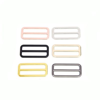 Fixação de liga de zinco de metal tri-glide 20mm 25mm 38mm para custo de envio